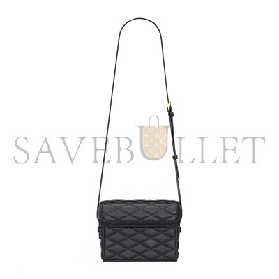 YSL JUNE BOX BAG IN QUILTED LAMBSKIN 7100801EL071000 (19*15*8cm)