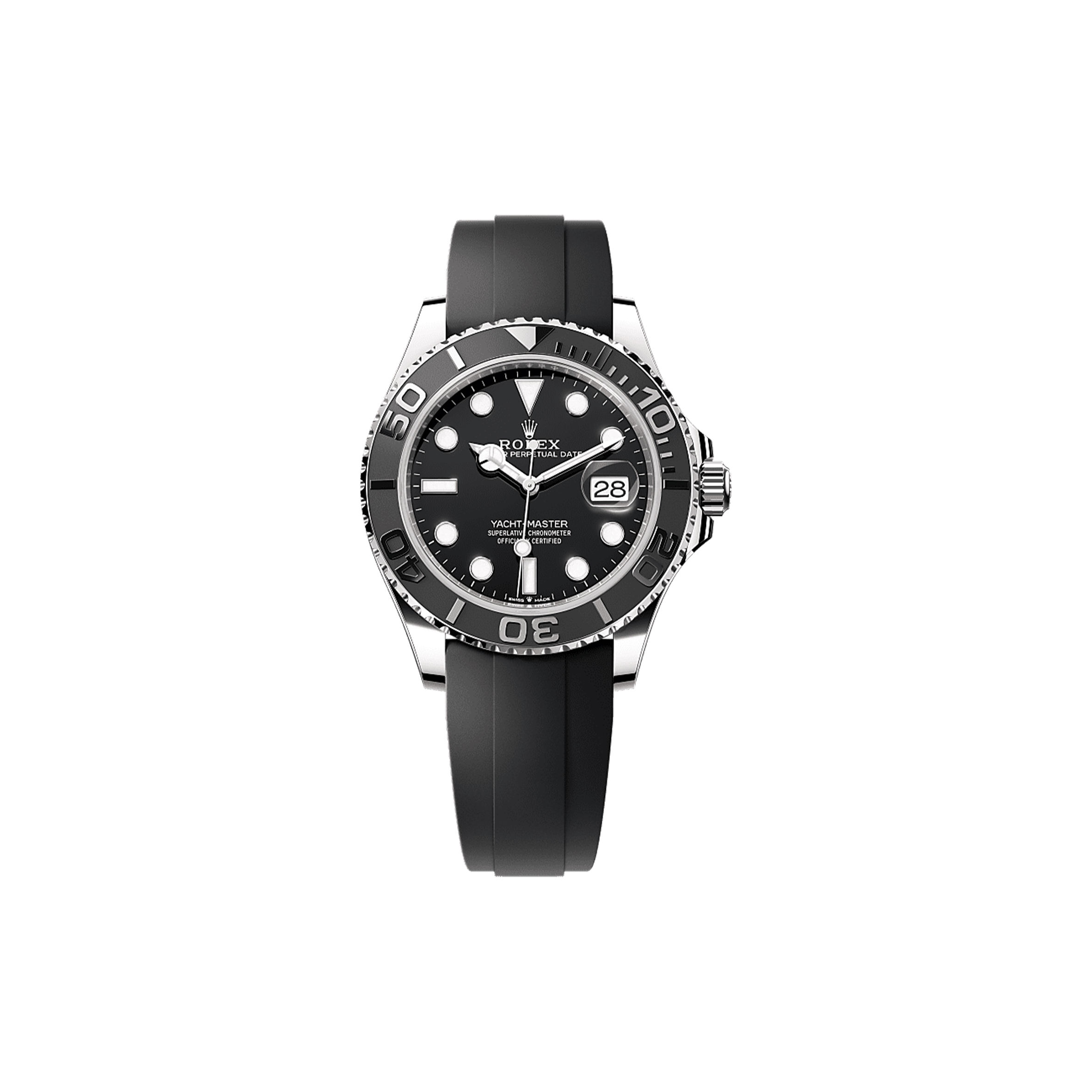 ROLEX YACHT-MASTER 42 OYSTER, 42 MM, WHITE GOLD WATCH 226659-0002