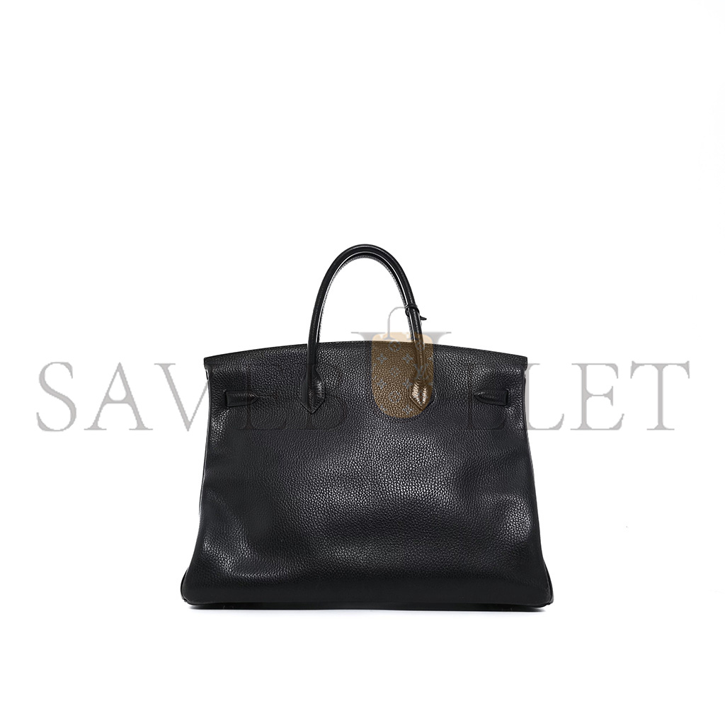 HERMÈS BIRKIN 40 TOGO LEATHER BLACK GOLD BUCKLE WS3148 (40*30*21cm)