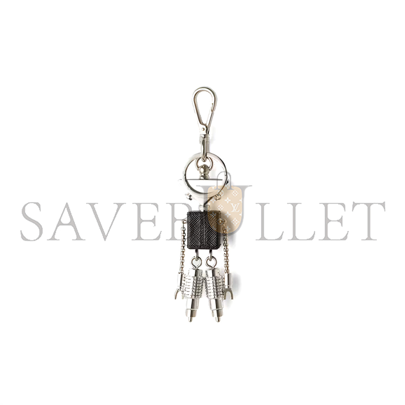 PRADA ROBOT SAFFIANO LEATHER BAG CHARM 2TR102 PRADA ROBOT SAFFIANO LEATHER BAG CHARM 2TR102
