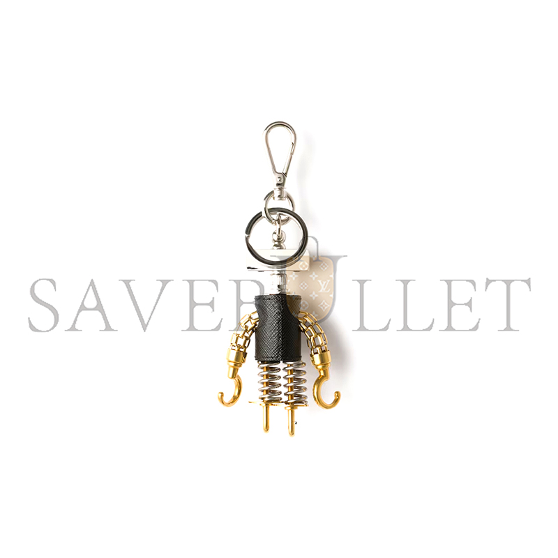 PRADA ROBOT SAFFIANO LEATHER BAG CHARM 2TR103 PRADA ROBOT SAFFIANO LEATHER BAG CHARM 2TR103