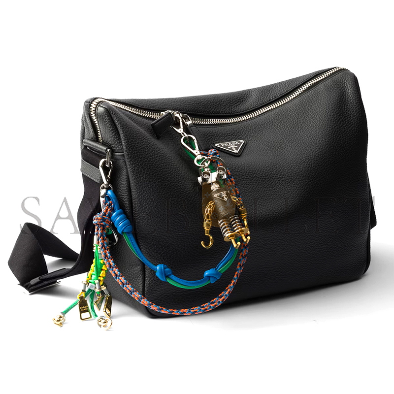 PRADA ROBOT SAFFIANO LEATHER BAG CHARM 2TR103 PRADA ROBOT SAFFIANO LEATHER BAG CHARM 2TR103