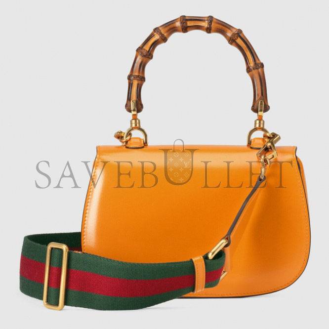 GUCCI BAMBOO 1947 SMALL TOP HANDLE BAG 675797  (21*15*7cm)