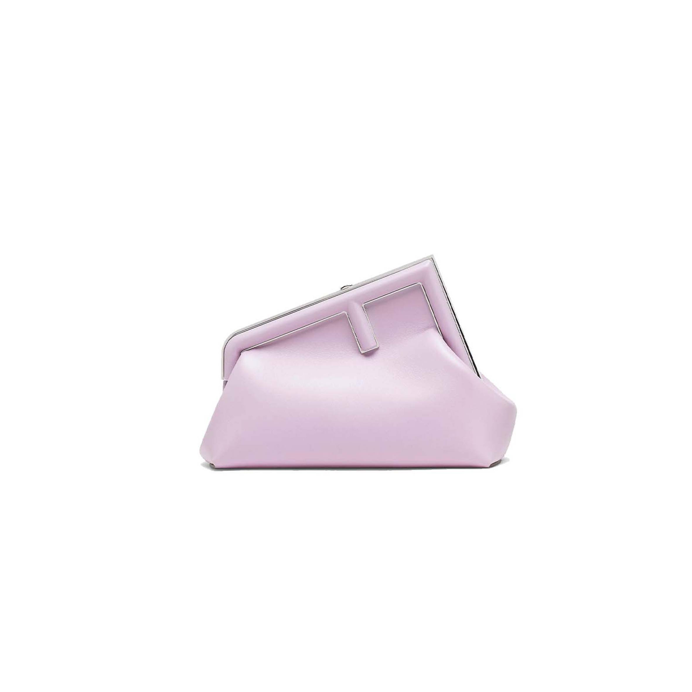 FENDI FIRST SMALL - LILAC LEATHER BAG 8BP129ABVEF1HOS (26*18*9.5cm)