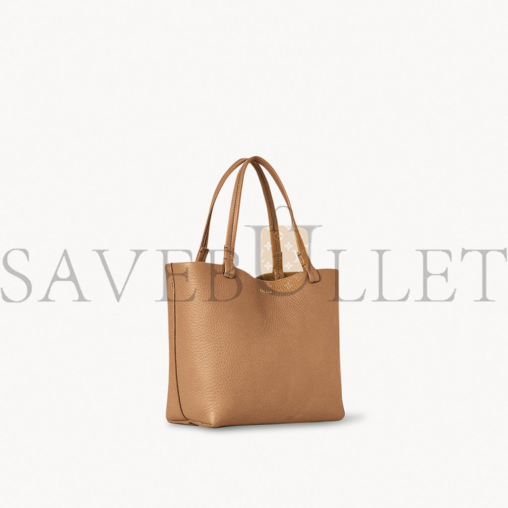 THE ROW SMALL PARK TOTE BAG IN LEATHER CINNAMON W1199L129CMONS (25*22*12cm)